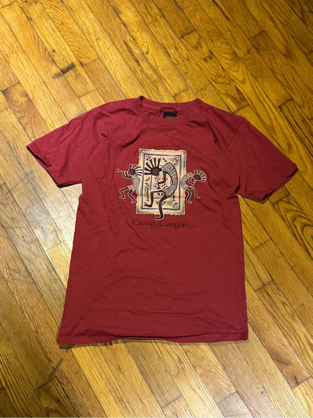 Vintage Grand Canyon Graphic Red Men's T-Shirt